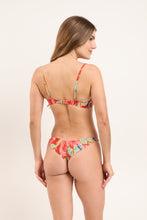 Load image into Gallery viewer, Model Back: Rio De Sol Ensemble Set Sea-Bloom Bandeau-Joy Nice
