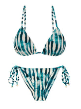 Load image into Gallery viewer, Product Front: Rio De Sol Ensemble Set Azule Lia Cheeky-Tie
