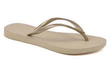 Load image into Gallery viewer, Image 07: Havaianas Tongs Slim Sand Grey/Light Golden
