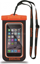 Load image into Gallery viewer, Model Front: Seawag Sac De Plage Seawag Black &amp; Orange Waterproof Case 5.7
