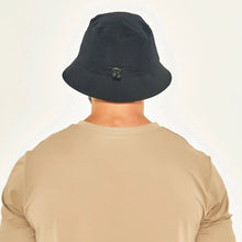 Load image into Gallery viewer, Model Back: Uv Line Bob Hat Toronto Colors Masc Black Upf50+

