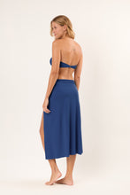 Load image into Gallery viewer, Model Back: Rio De Sol Jupe De Page Navy Long-Skirt-Knot
