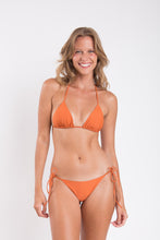 Load image into Gallery viewer, Model Front: Rio De Sol Bas Bottom Ocre Ibiza-Comfy
