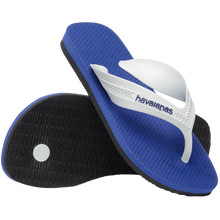 Load image into Gallery viewer, Image 02: Havaianas Tongs Havaianas Kids Max Preto/Azul Naval
