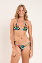 Load image into Gallery viewer, Model Front: Rio De Sol Bas Bottom Flair Cheeky-Tie
