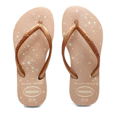 Load image into Gallery viewer, Product Front: Havaianas Sandales Havaianas Slim Gloss Bege Palha
