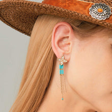 Load image into Gallery viewer, Image 02: Hipanema Boucles D&#39;oreille Alabaster Turquoise Hipanema
