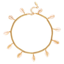 Load image into Gallery viewer, Product Front: Hipanema Bracelet De Cheville Ankle Bracelet Shalow Gold
