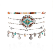 Load image into Gallery viewer, Product Front: Hipanema Bracelet Cuff Goldville Silver Hipanema
