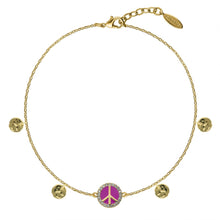 Load image into Gallery viewer, Model Front: Hipanema Bracelet Joyful Purple Hipanema
