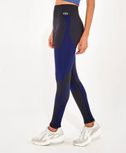 Load image into Gallery viewer, Sem Costura Emana Bicolor Preto Leggings
