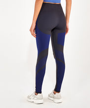 Load image into Gallery viewer, Sem Costura Emana Bicolor Preto Leggings
