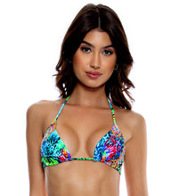 Load image into Gallery viewer, Gallery: Luli Fama Haut Top Wavy Ruched Multicolor
