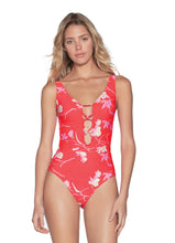 Load image into Gallery viewer, Model Front: Maaji Une Pièce Scarlet Goddess
