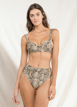 Load image into Gallery viewer, Model Front: Maaji Haut Top Bailey Joile Python
