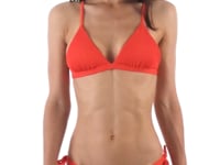 Load and play video in Gallery viewer, Video: Rio De Sol Haut Top Cotele-Tomate Tri-Fixo
