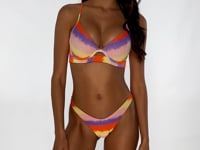 Load and play video in Gallery viewer, Video: Luli Fama Bas Bottom Underwire Miami Sunsets
