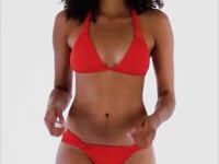 Load and play video in Gallery viewer, Video: Rio De Sol Haut Top Rouge Mel
