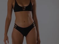 Load and play video in Gallery viewer, Video: Rio De Sol Haut Top Bora-Black Bra-Trio
