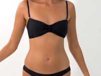Load and play video in Gallery viewer, Video: Rio De Sol Ensemble Set Touch-Black Bandeau-Crispy Nice
