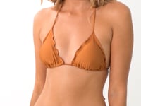 Load and play video in Gallery viewer, Video: Rio De Sol Haut Top Nocciola Frufru
