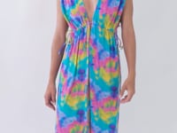 Load and play video in Gallery viewer, Video: Rio De Sol Vêtement De Plage Fusion Long Dress Soleil
