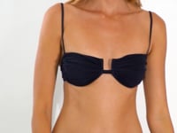 Load and play video in Gallery viewer, Video: Rio De Sol Haut Top Malibu-Black Zaya
