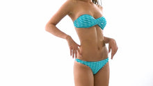 Load and play video in Gallery viewer, Video: Rio De Sol Bas Calcinha Ondas Azul

