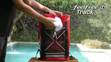 Load and play video in Gallery viewer, Video: Feelfree Sac De Plage Go Pack 20L Orange

