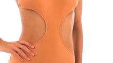 Load and play video in Gallery viewer, Video: Rio De Sol Une Pièce Rose Body Decote
