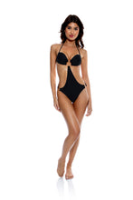 Load image into Gallery viewer, Ring Bandeau Monokini Black
