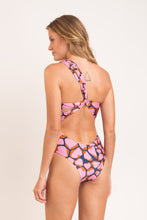 Load image into Gallery viewer, Model Back: Rio De Sol Une Pièce Amore-Pink Santorini

