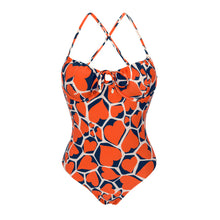 Load image into Gallery viewer, Product Front: Rio De Sol Une Pièce Amore-Red Julia
