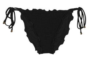 Product Front: Rio De Sol Bas Bottom Dots-Black Frufru-Comfy