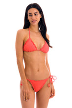 Load image into Gallery viewer, Model Front: Rio De Sol Bas Bottom Dots-Tabata Frufru
