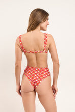 Load image into Gallery viewer, Model Back: Rio De Sol Bas Bottom Floral-Scales Hotpants
