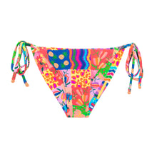 Load image into Gallery viewer, Product Front: Rio De Sol Bas Bottom Love-Trip Cheeky-Tie
