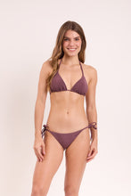 Load image into Gallery viewer, Model Front: Rio De Sol Bas Bottom Malibu-Ebano Lacinho
