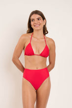 Load image into Gallery viewer, Model Front: Rio De Sol Bas Bottom Rouge Hotpants
