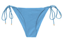 Load image into Gallery viewer, Product Front: Rio De Sol Bas Bottom Shimmer-Baltic-Sea Cheeky-Rope
