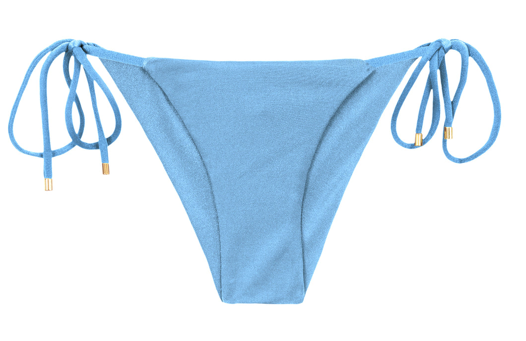 Product Front: Rio De Sol Bas Bottom Shimmer-Baltic-Sea Cheeky-Tie