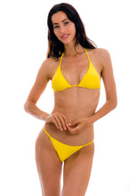 Load image into Gallery viewer, Model Front: Rio De Sol Bas Bottom Uv-Melon Cheeky-Fixa

