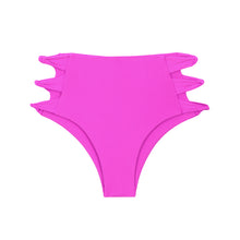 Load image into Gallery viewer, Product Front: Rio De Sol Bas Bottom Vita-Pink High-Waist-Spin
