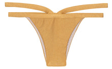 Load image into Gallery viewer, Product Front: Rio De Sol Bas Calcinha Gold Triangulo
