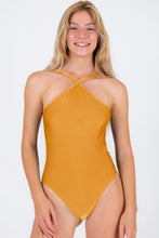 Load image into Gallery viewer, Gallery: Rio De Sol Une Pièce Damasco High-Neck
