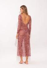 Load image into Gallery viewer, Model Back: Rio De Sol Vêtement De Plage Dune Dress Lucy
