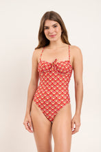 Load image into Gallery viewer, Model Front: Rio De Sol Une Pièce Floral-Scales Julia
