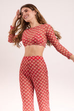 Load image into Gallery viewer, Image 06: Rio De Sol Pantalon De Plage Floral-Scales Pants Lana
