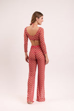 Load image into Gallery viewer, Model Back: Rio De Sol Haut De Plage Floral-Scales Top Harper

