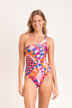 Load image into Gallery viewer, Model Front: Rio De Sol Une Pièce Funny Santorini
